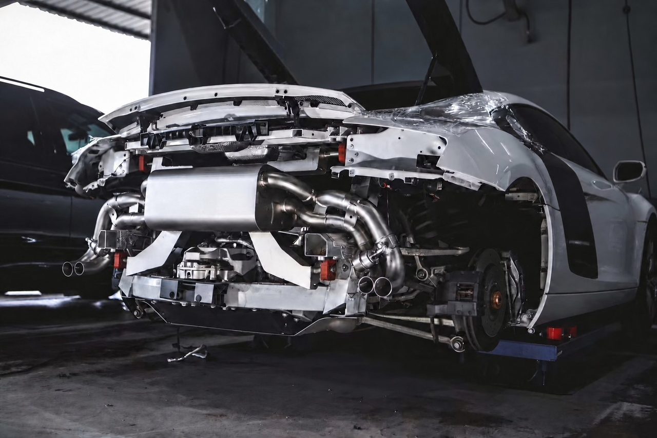 Audi R8 V8 4.2 2013–2016 Abgasanlage aus Titan