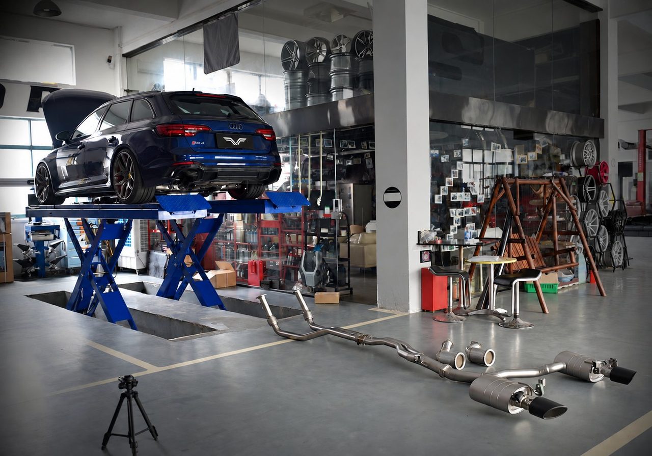 Audi RS4 2.9T Abgasanlage
