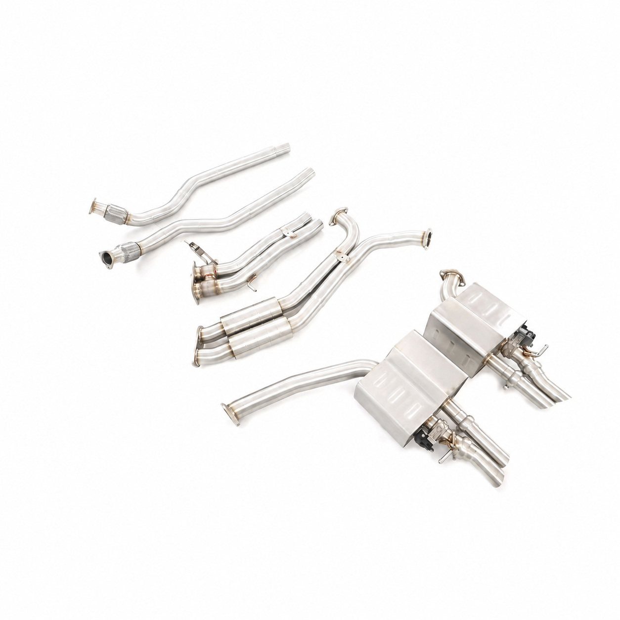Audi RS6 C7 4.0T Stainless Cat-back