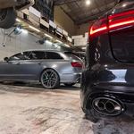 Audi RS7 4.0T C7 Stainless Front pipe / Cat-back — 10