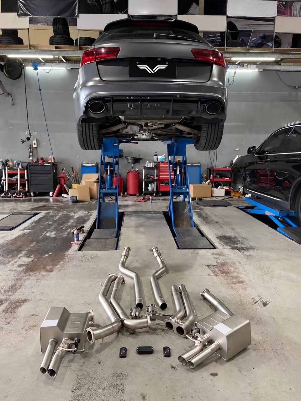 Audi RS7 4.0T C7 Vorderrohr / Cat-Back aus Edelstahl