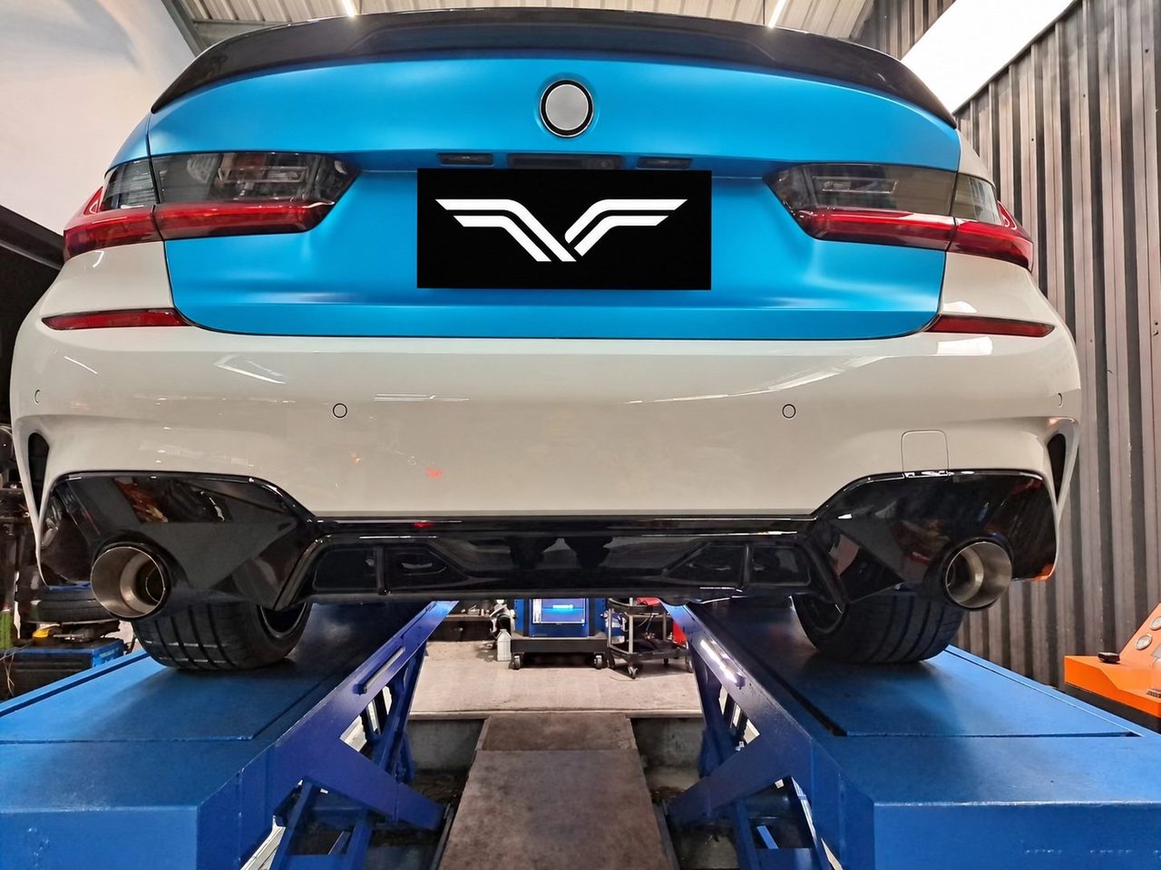 BMW 3 Series (G chassis) Downpipe / Cat-Back aus Titan, ohne Kat