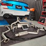 BMW 3 Series (G chassis) Titanium Downpipe / Cat-back, catless — 2