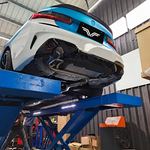 BMW 3 Series (G chassis) Titanium Downpipe / Cat-back, catless — 11