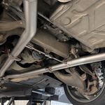 BMW 740i F02 Stainless Cat-back — 10
