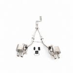 BMW F02 740i 760 style Stainless Cat-back — 4