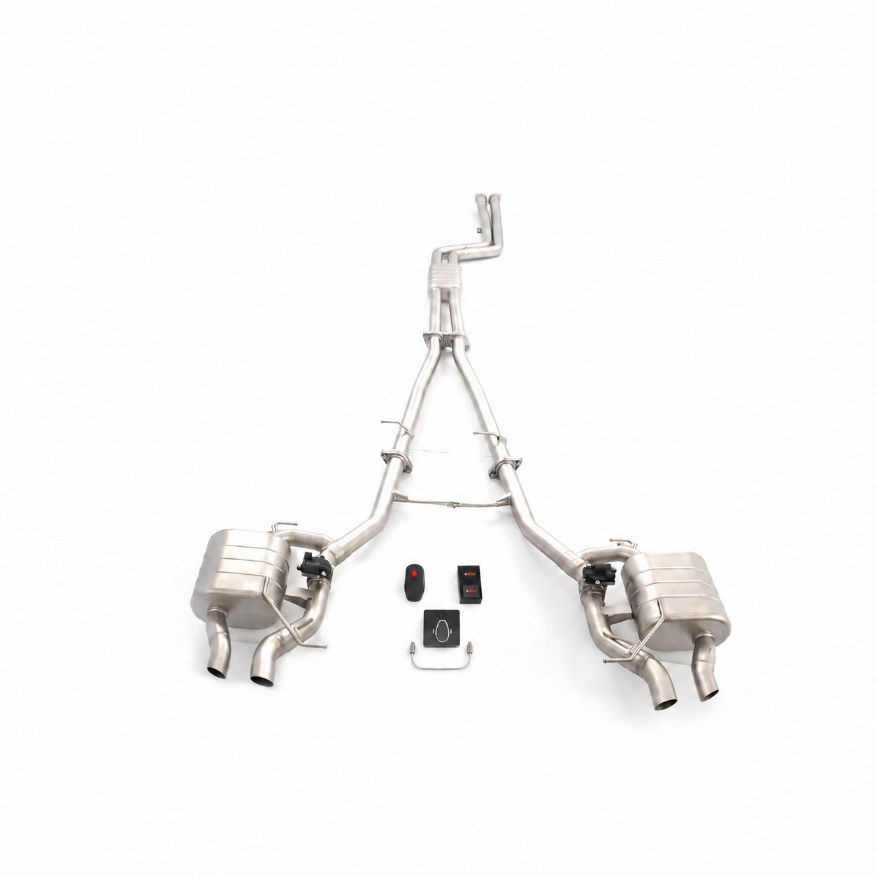 BMW F02 740i 760 style Cat-Back aus Edelstahl