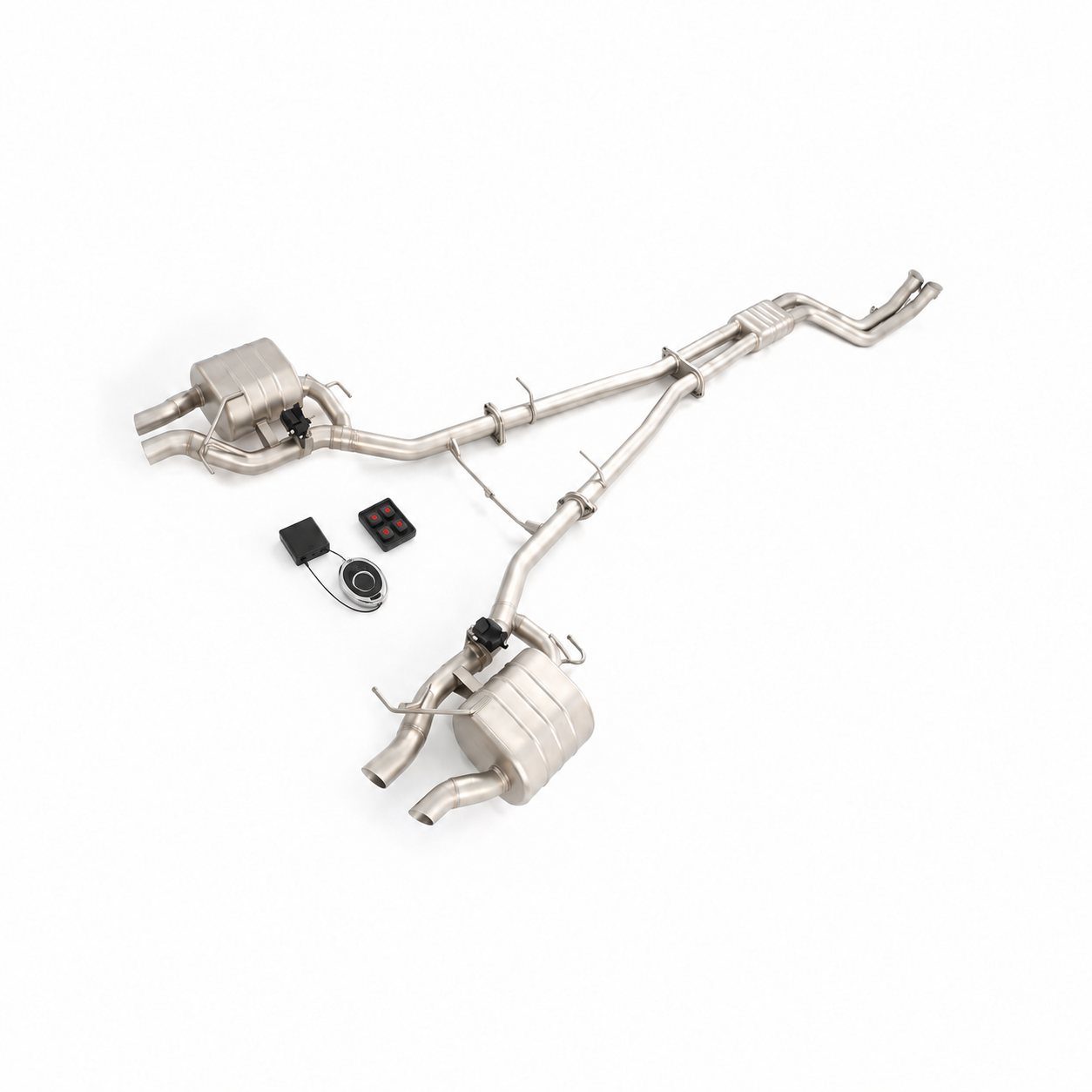 BMW F02 740i 760 style Cat-Back aus Edelstahl