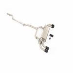 BMW G38 530Li Cat-back, carbon fibre tips