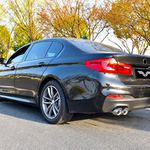 BMW G38 530Li Cat-back, carbon fibre tips — 3