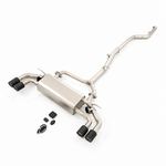 BMW G38 530Li Cat-back, carbon fibre tips — 4