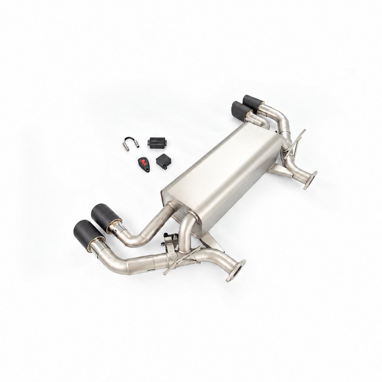 BMW G38 530Li Cat-Back, Carbon-Endrohre