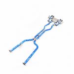 BMW G80 M3 Titanium Cat-back, blue finish