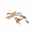 BMW M2C 3.0T Titanium Cat-back, gold finish — 6