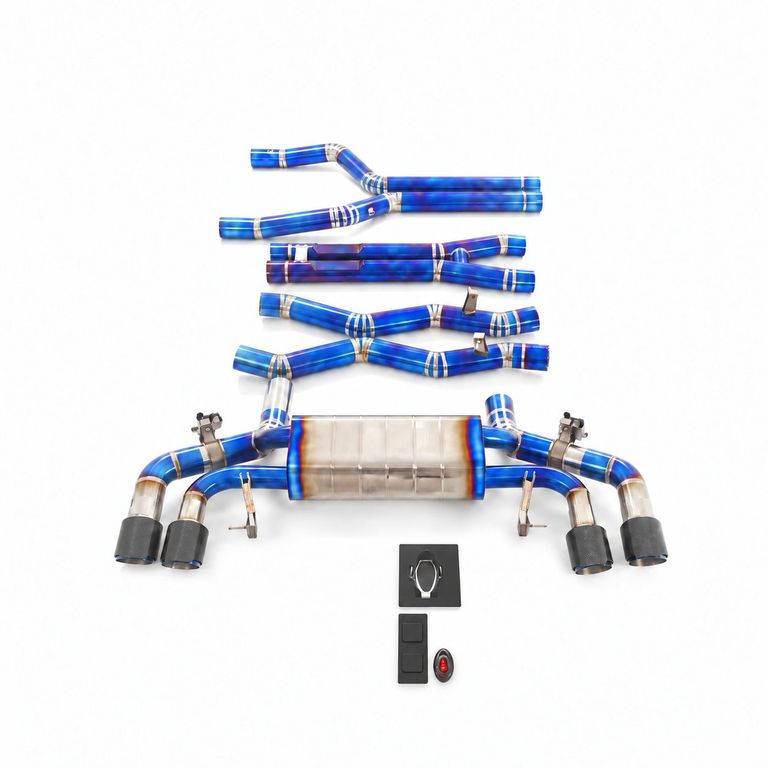 BMW M8 F91 / F92 / F93 4.4T Abgasanlage aus Titan