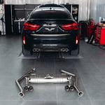 BMW X6 F16 X6M Titanium Cat-back — 9