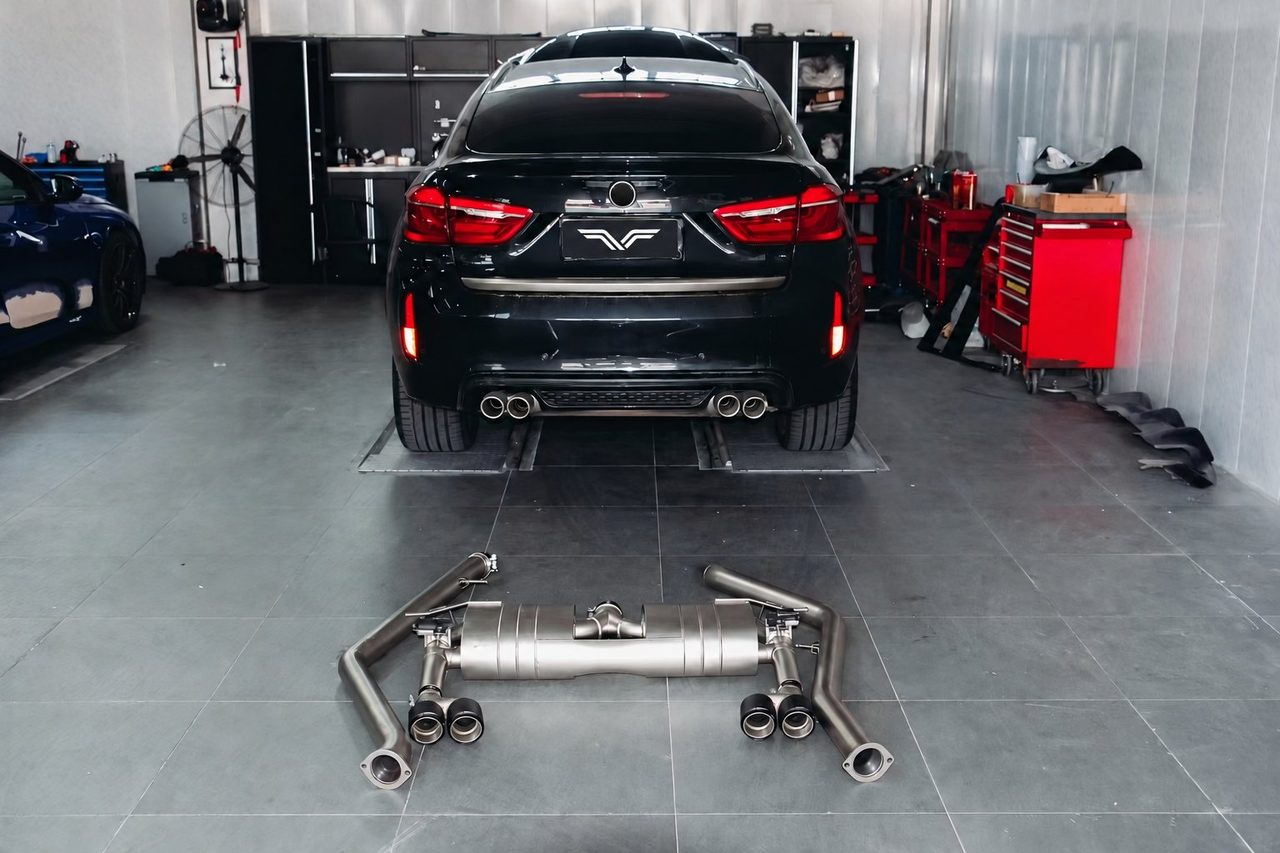 BMW X6 F16 X6M Titanium Cat-back