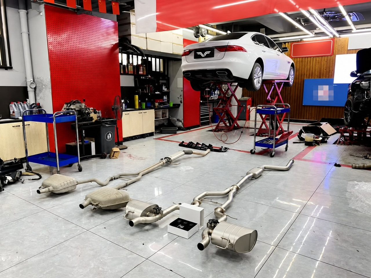 Jaguar XFL 2.0T Abgasanlage
