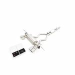Land Rover Defender Stainless Cat-back, quad square tips — 13