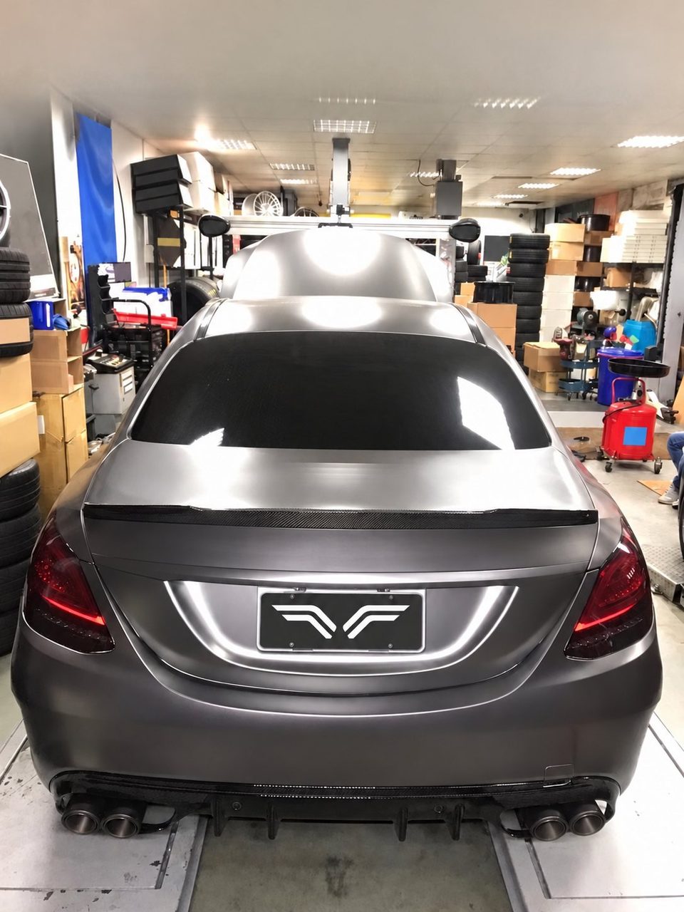 Mercedes-AMG C43 3.0T Abgasanlage aus Titan