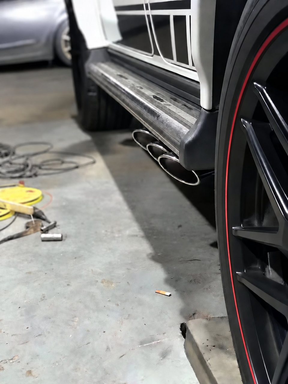 Mercedes-AMG G500 Abgasanlage aus Titan