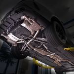 Mercedes-AMG GT50 3.0T Titanium Cat-back, gold finish — 9