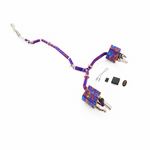 Mercedes-AMG GT50 Titanium Cat-back, purple finish — 2