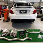 Mercedes-AMG W205 C300 Stainless Cat-back — 5