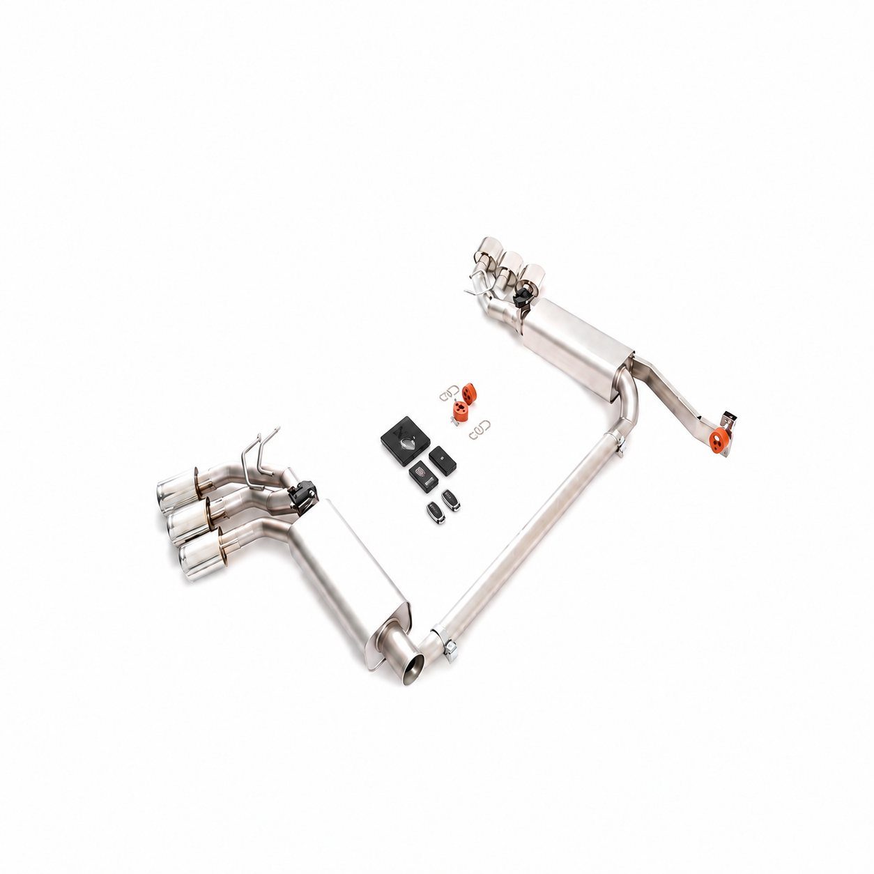 Mercedes-Benz G350 2.0T 2020 Abgasanlage, sechs Endrohre