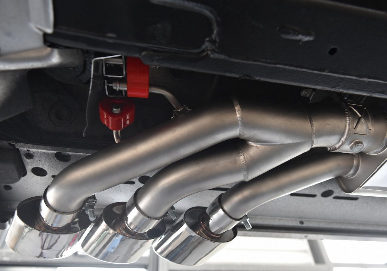 Mercedes-Benz G350 2.0T 2020 Abgasanlage, sechs Endrohre