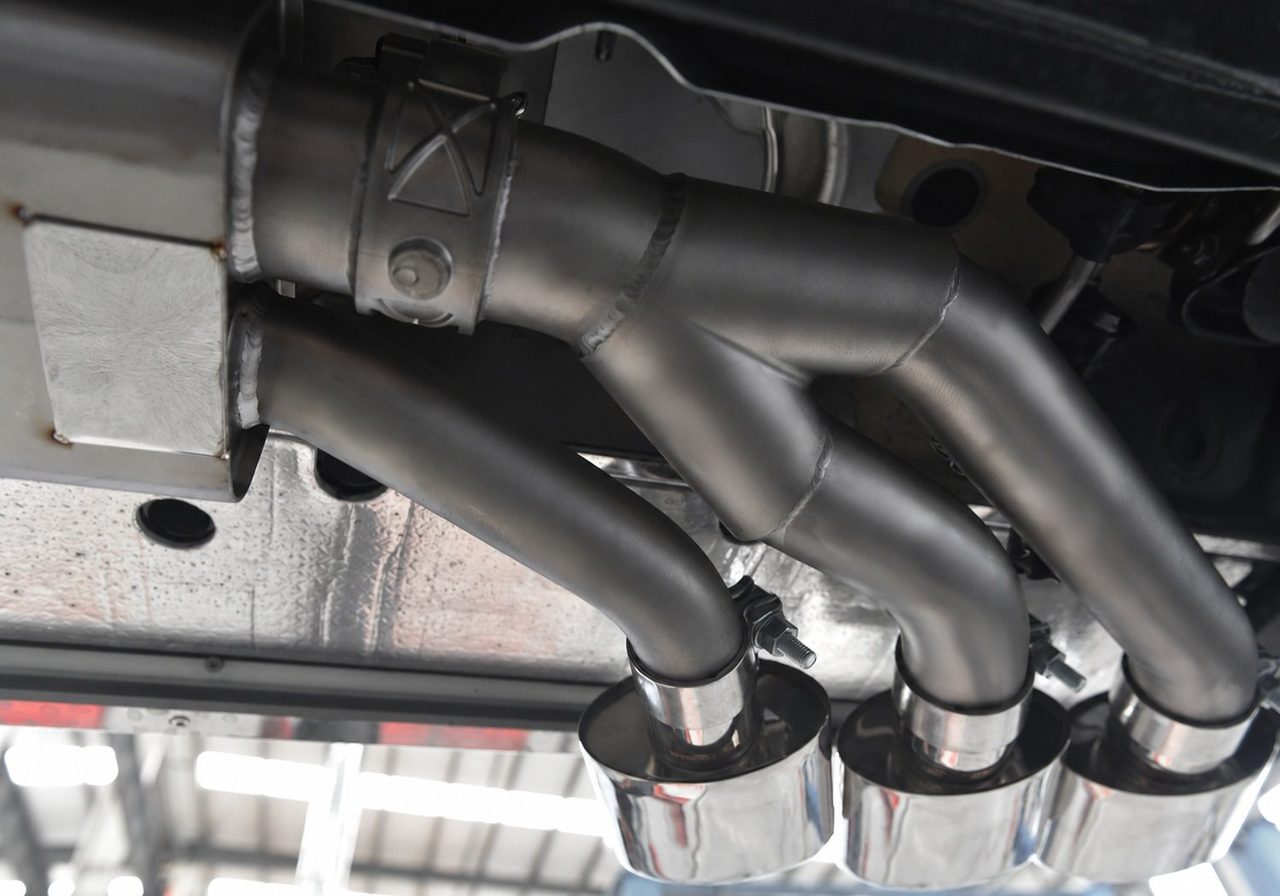 Mercedes-Benz G350 2.0T 2020 Abgasanlage, sechs Endrohre