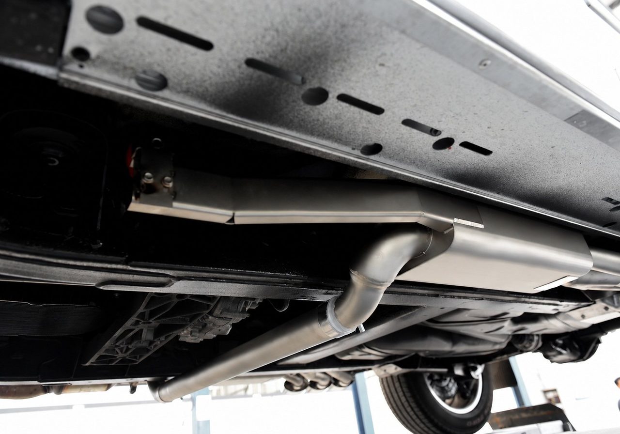 Mercedes-Benz G350 2.0T 2020 Abgasanlage, sechs Endrohre