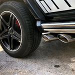 Mercedes-Benz G500 / G55 / G63 W464 5.5T / 4.0T Stainless, quad tips — 16