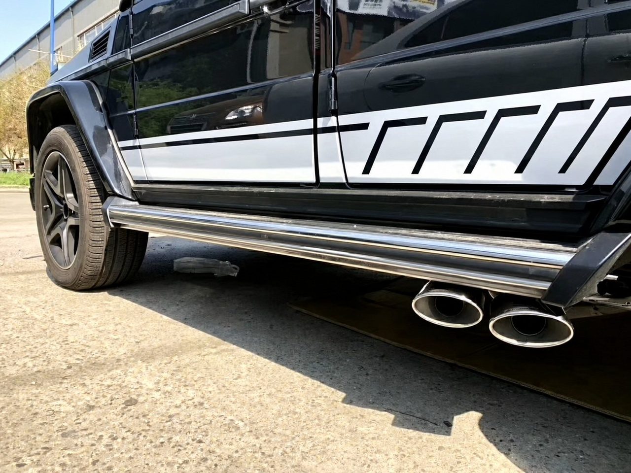 Mercedes-Benz G500 / G55 / G63 W464 5.5T / 4.0T Stainless, quad tips