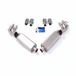 Mercedes-Benz G500 / G55 / G63 W464 5.5T / 4.0T Stainless, quad tips — 2