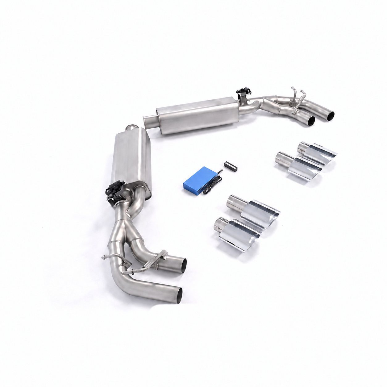 Mercedes-Benz G500 / G55 / G63 W464 5.5T / 4.0T Stainless, quad tips