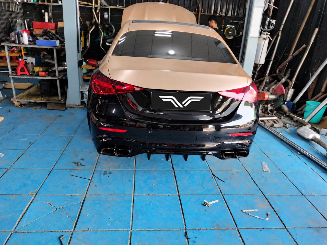 Mercedes-Benz W206 1.5T Cat-Back aus Edelstahl