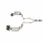 Mercedes-Benz W218 CLS63 Cat-back, brushed finish — 3