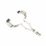 Mercedes-Benz W218 CLS63 Cat-back, brushed finish — 4