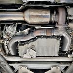 Porsche 718 2.0T / 2.5T Titanium Rear section, gold finish — 7