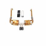 Porsche 718 2.0T / 2.5T Titanium Rear section, gold finish — 10