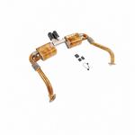 Porsche 718 2.0T / 2.5T Titanium Rear section, gold finish — 12