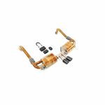 Porsche 718 2.0T / 2.5T Titanium Rear section, gold finish