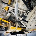 Porsche 718 2.0T / 2.5T Titanium Rear section, gold finish — 5