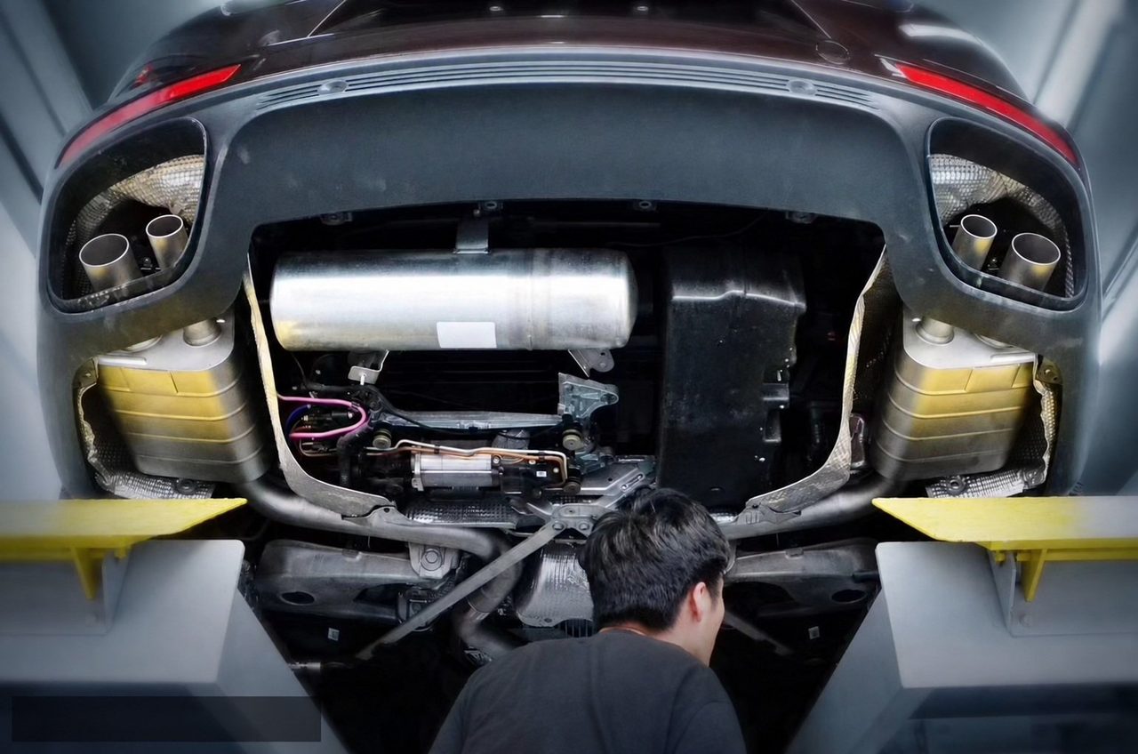 Porsche 971 3.0T Abgasanlage