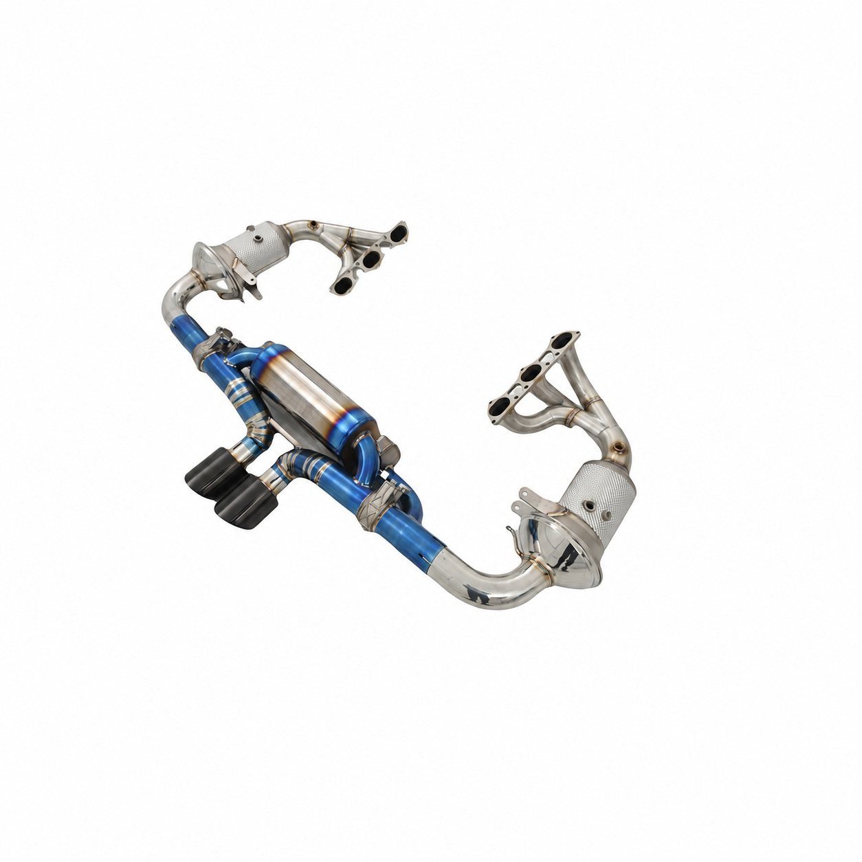 Porsche GT3 Titanium Full system / Rear section