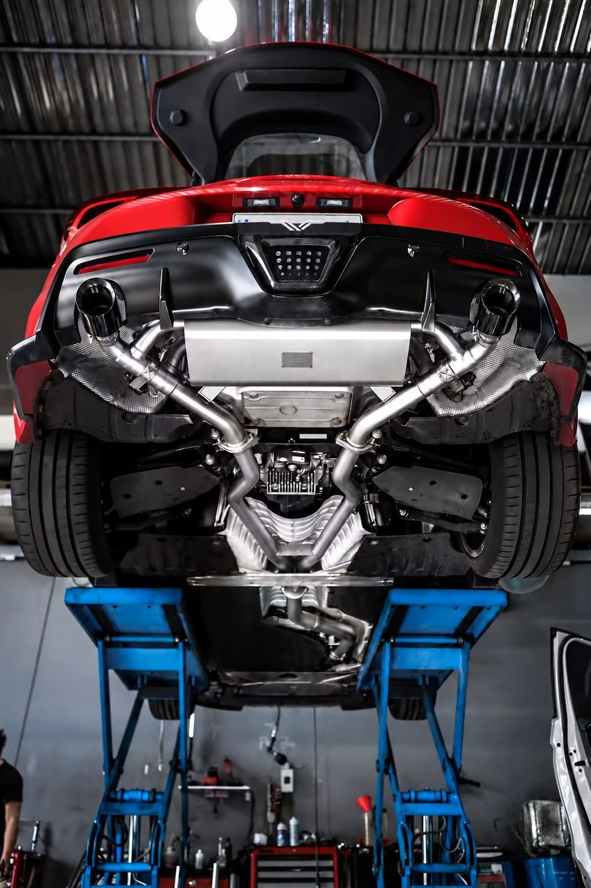 Toyota Supra 3.0T Abgasanlage aus Edelstahl
