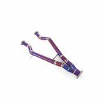 Toyota Supra 3.0T Titanium Cat-back, purple finish — 2