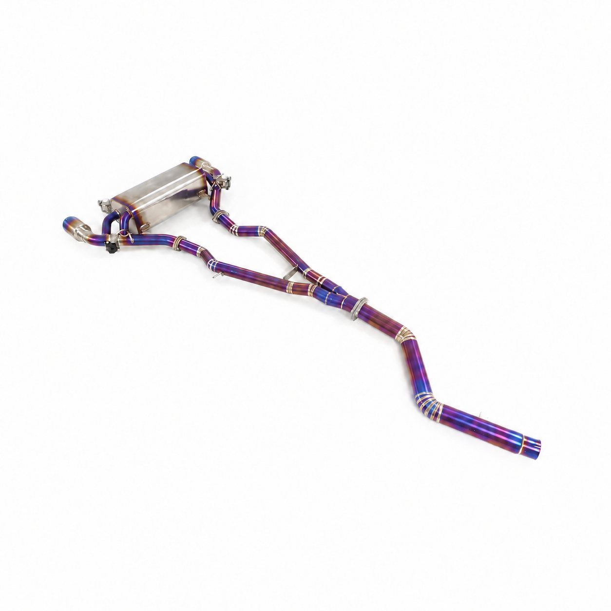 Toyota Supra 3.0T Cat-Back aus Titan, Finish violett