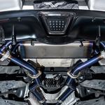 Toyota Supra 3.0T Titanium Cat-back, purple finish — 8